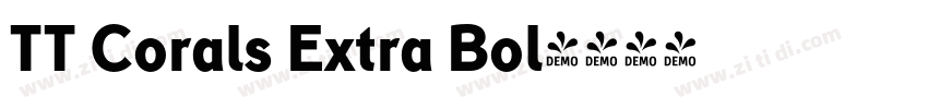 TT Corals Extra Bol字体转换